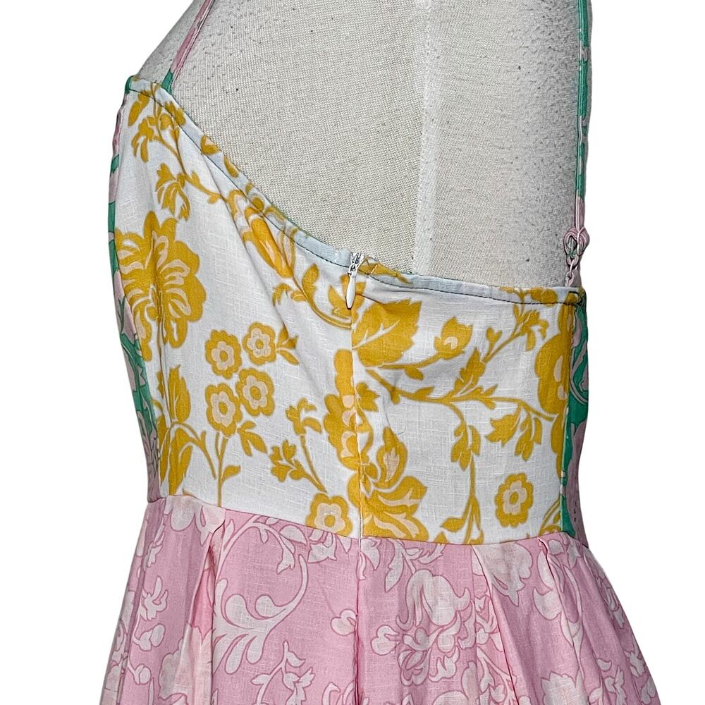 Petal & Pup SHELBY MIDI DRESS SZ L Floral Multicolor - Picture 8 of 12